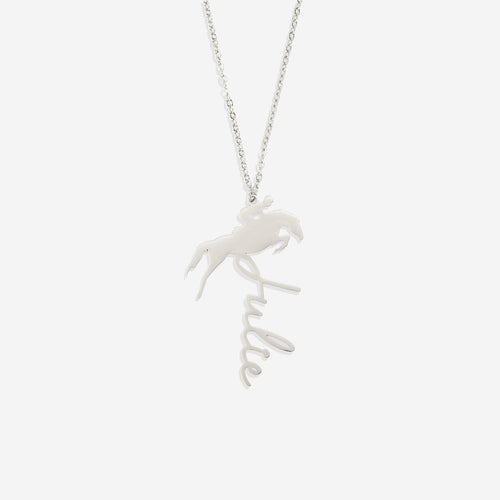 Equestrian Name Necklace
