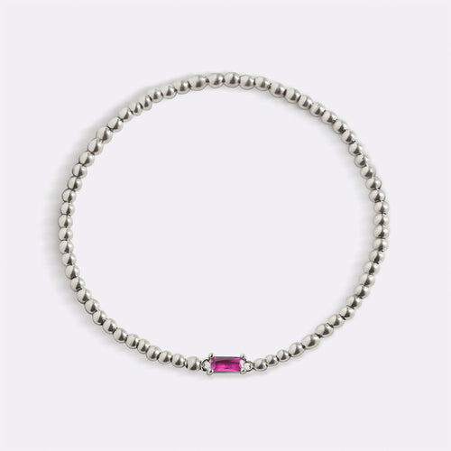 Beaded Birthstone Bracelet