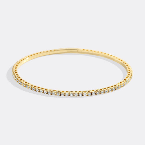 Flexible Diamond Tennis Bracelet
