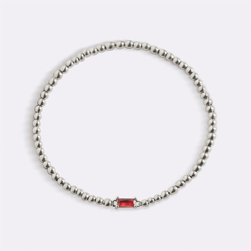 Beaded Birthstone Bracelet