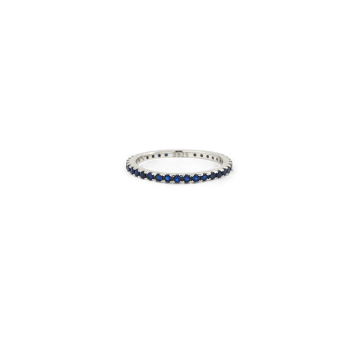 September Birthstone Eternity Stacking Ring