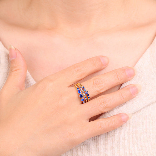 Birthstone Stacking Ring Set