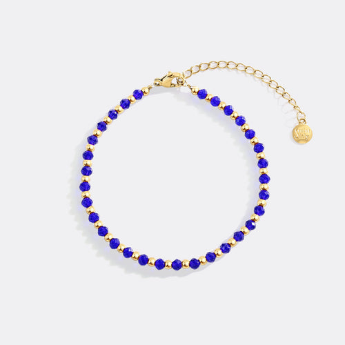 Birthstone and Bead Bracelet