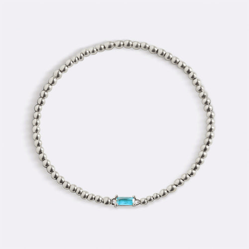 Beaded Birthstone Bracelet