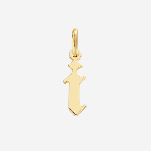 Old English Letter Charm