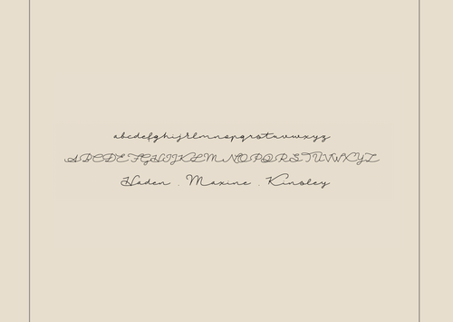 Minimal Name Necklace