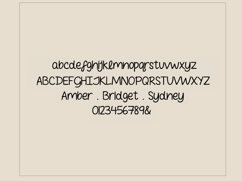 Tiny Preppy Name Necklace