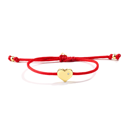 Heart String Adjustable Bracelet