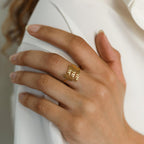 London Multiple Name Ring