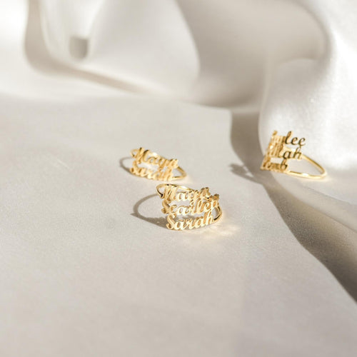 London Multiple Name Ring