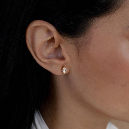 Classic Marquise Diamond Stud Earrings