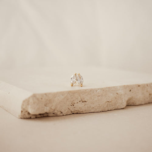 Classic Marquise Diamond Stud Earrings