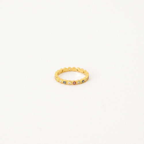 Guardian of Omens: The Rainbow Evil Eye Ring