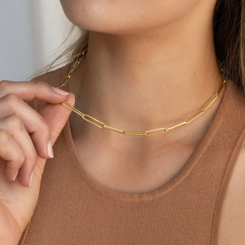 Large Link Chain Necklace