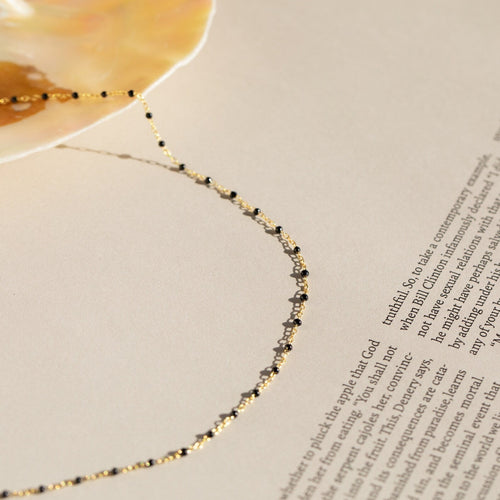 Groovy Beaded Charm Station Necklace