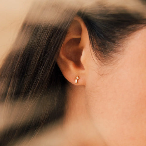 Blair Diamond Drop Stud Earrings