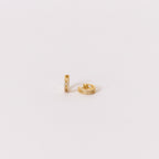 Eternal Sparkle: Ashley Duo Pavé Huggie Earrings