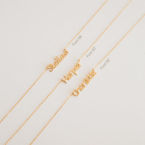 Maine Kid's Name Necklace