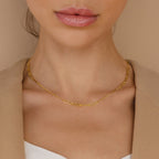 Textured Paperclip Necklace