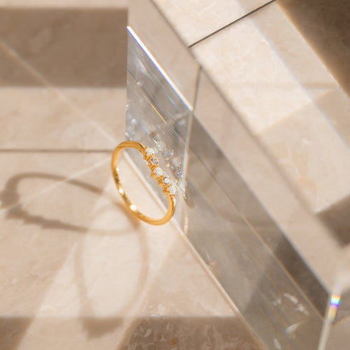Layla Opal and Diamond Ring