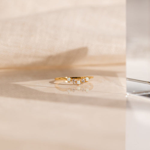 Layla Opal and Diamond Ring