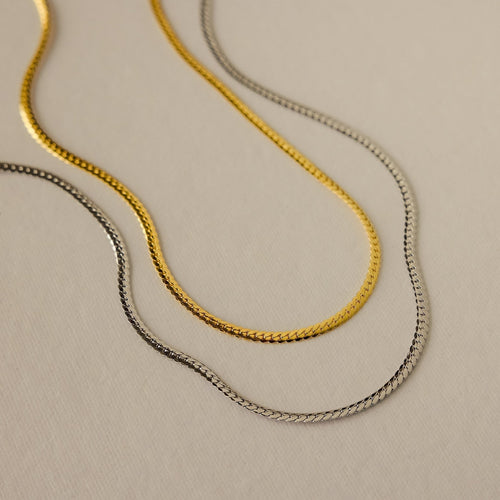 Minimalist Snake Chain Necklace