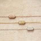 Hexagon Charm Bracelet