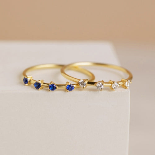 Dainty Multi-Stone Birthstone Ring