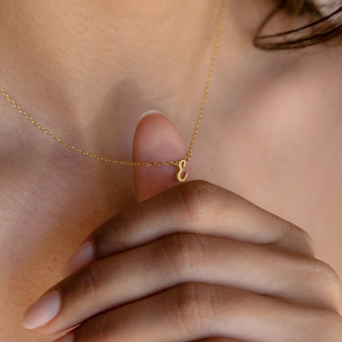 Minimalist Initial Necklace