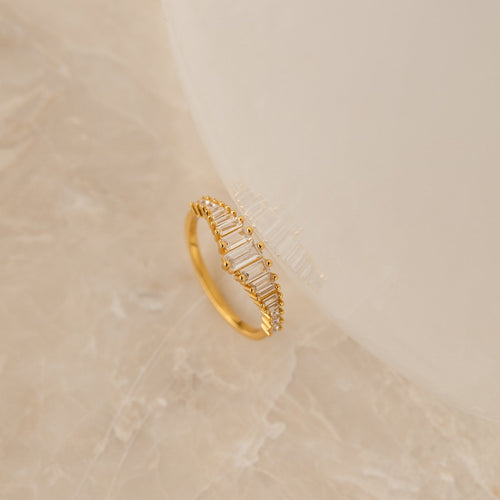 Art Deco Diamond Chandelier Ring