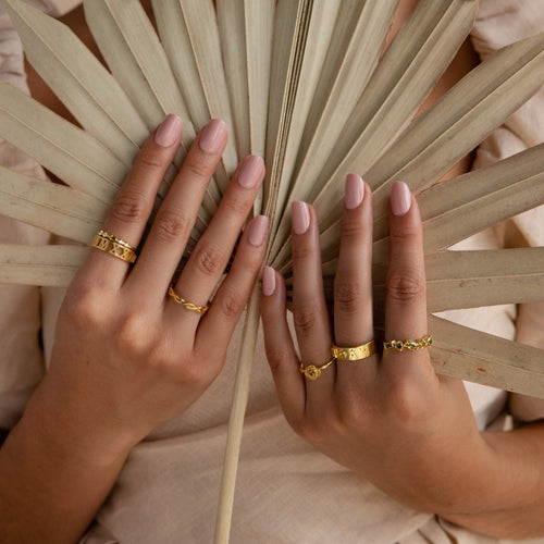 Customizable 3D Name Plate Ring