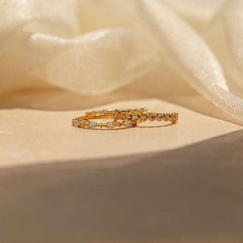 Diamond Stacking Ring Set