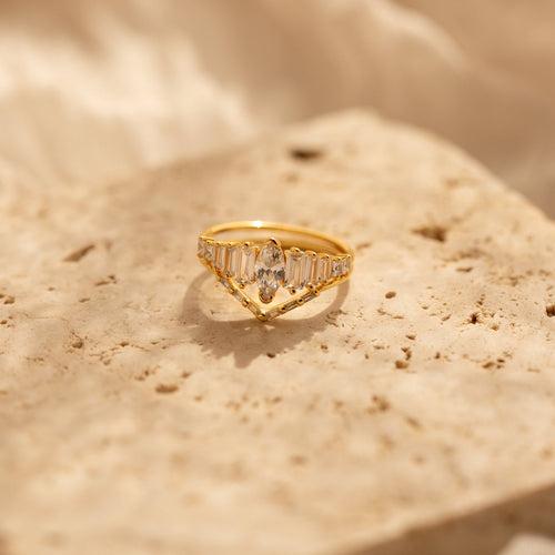 Art Deco Diamond Ring Set