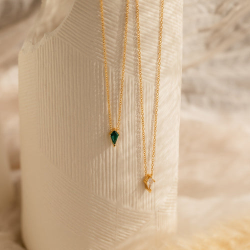 Art Deco Kite Pendant Necklace
