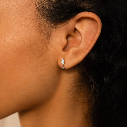 Kite Gemstone Stud Earrings