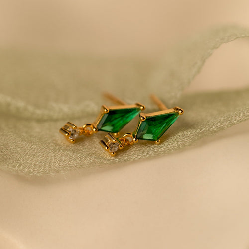Kite Gemstone Stud Earrings