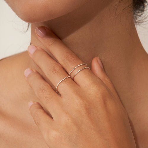 The Thin Stacking Rings Set