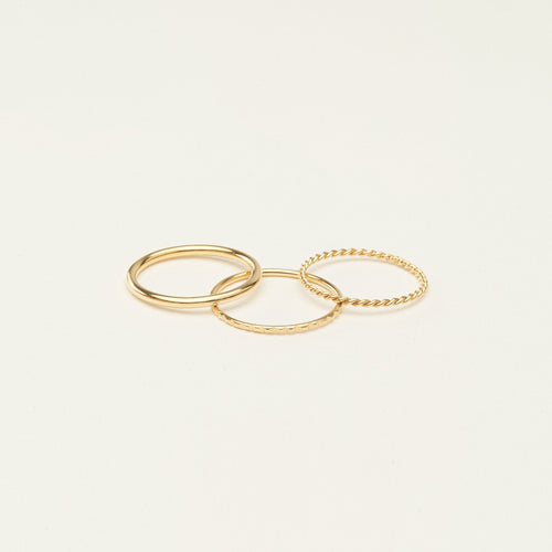 The Thin Stacking Rings Set