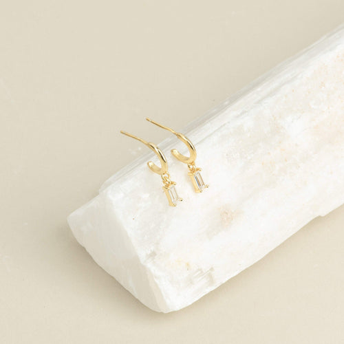 Baguette Glamour Hoops