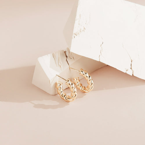 Remi Twist Hoops