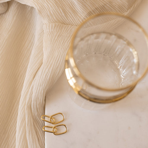 Amanda Double Link Earrings