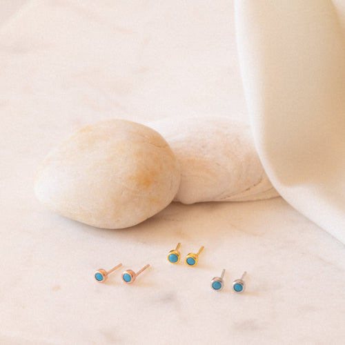 Ariel Turquoise Stud Earrings