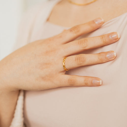 Braided Ring for Effortless Style