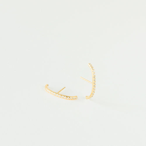 Pave Arc Studs
