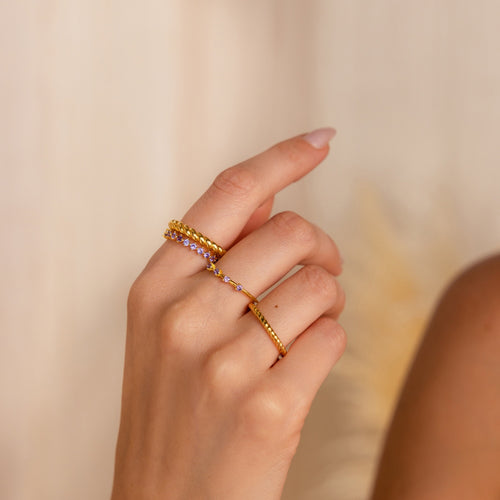 Enchanting Elegance: Amethyst Eternity Ring