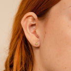 Ivy Opal Flower Studs
