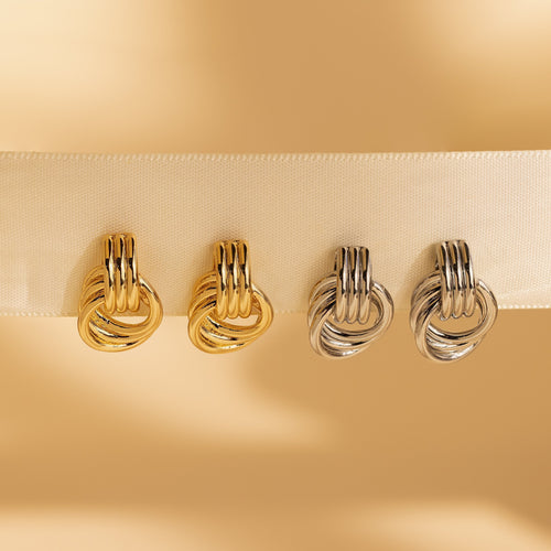Mini Triple Knot Earrings