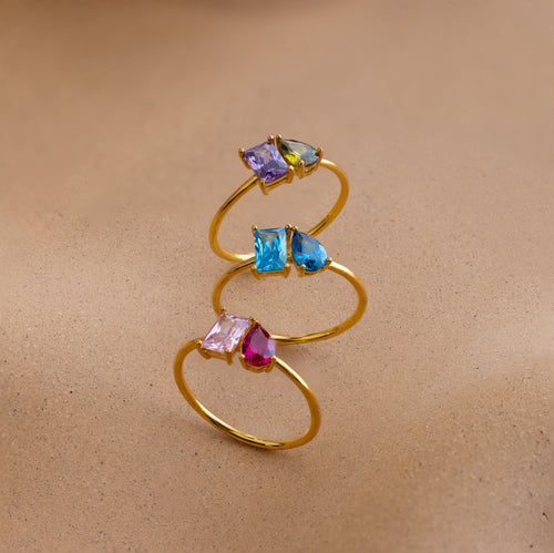 The Toi et Moi Birthstone Ring