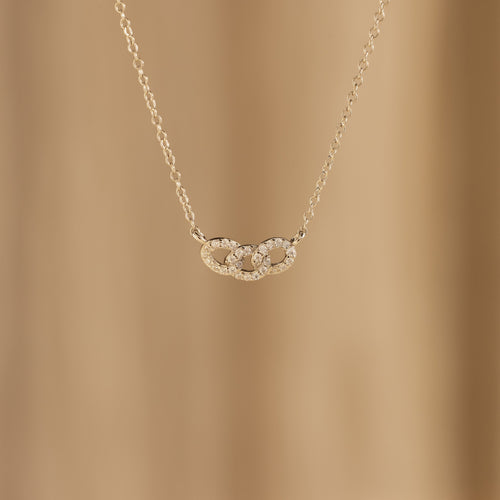 Pave Link Necklace