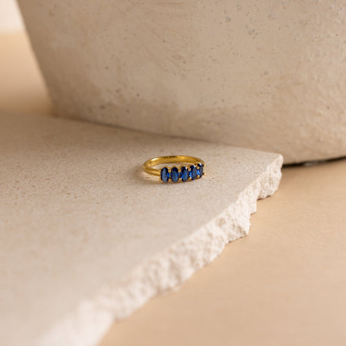 The Oval Birthstone Ring